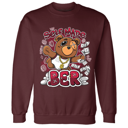 High White Team Red 1s Sweatshirt Match Self Made BER - NastyJamz