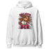High White Team Red 1s Hoodie Match Self Made BER - NastyJamz