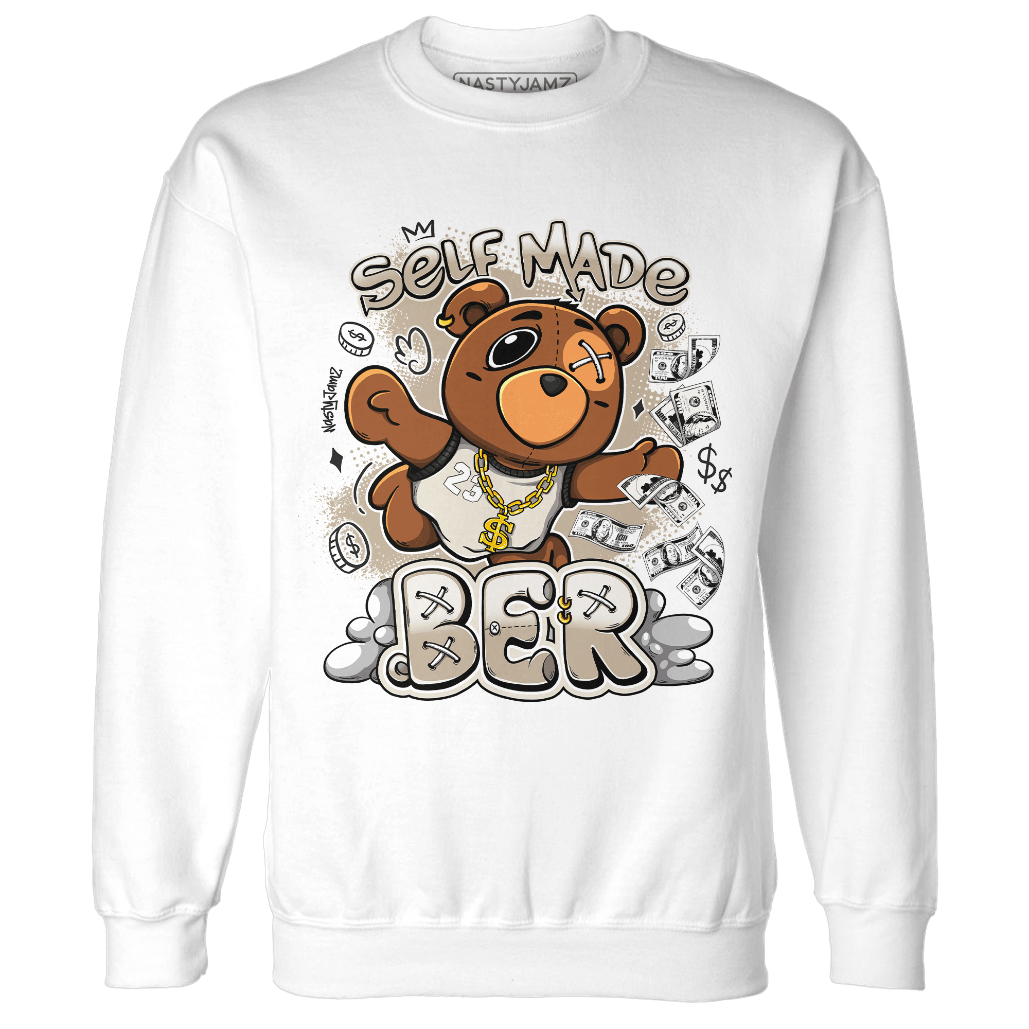 Latte 1s Sweatshirt Match Self Made BER - NastyJamz