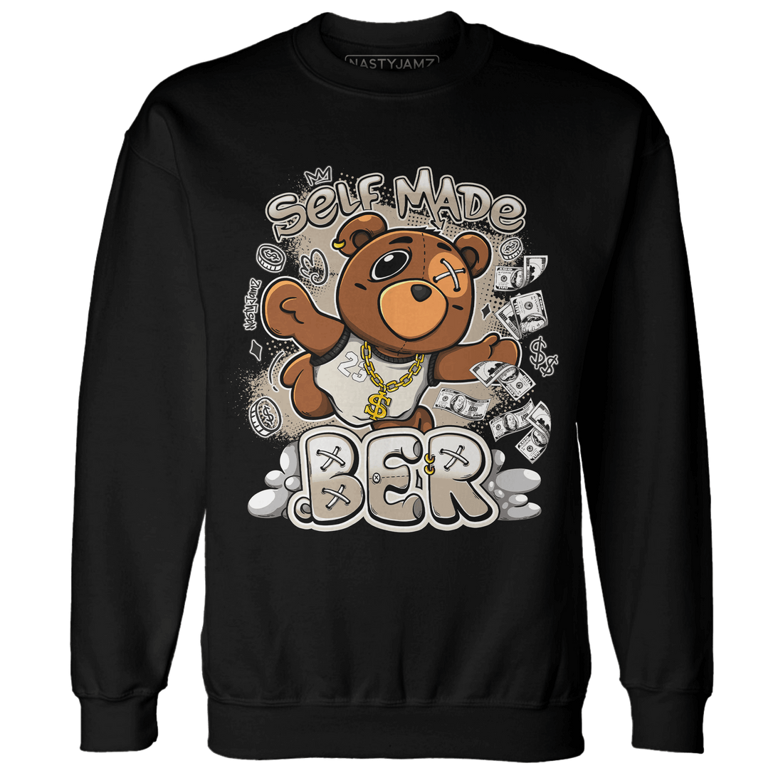 Latte 1s Sweatshirt Match Self Made BER - NastyJamz