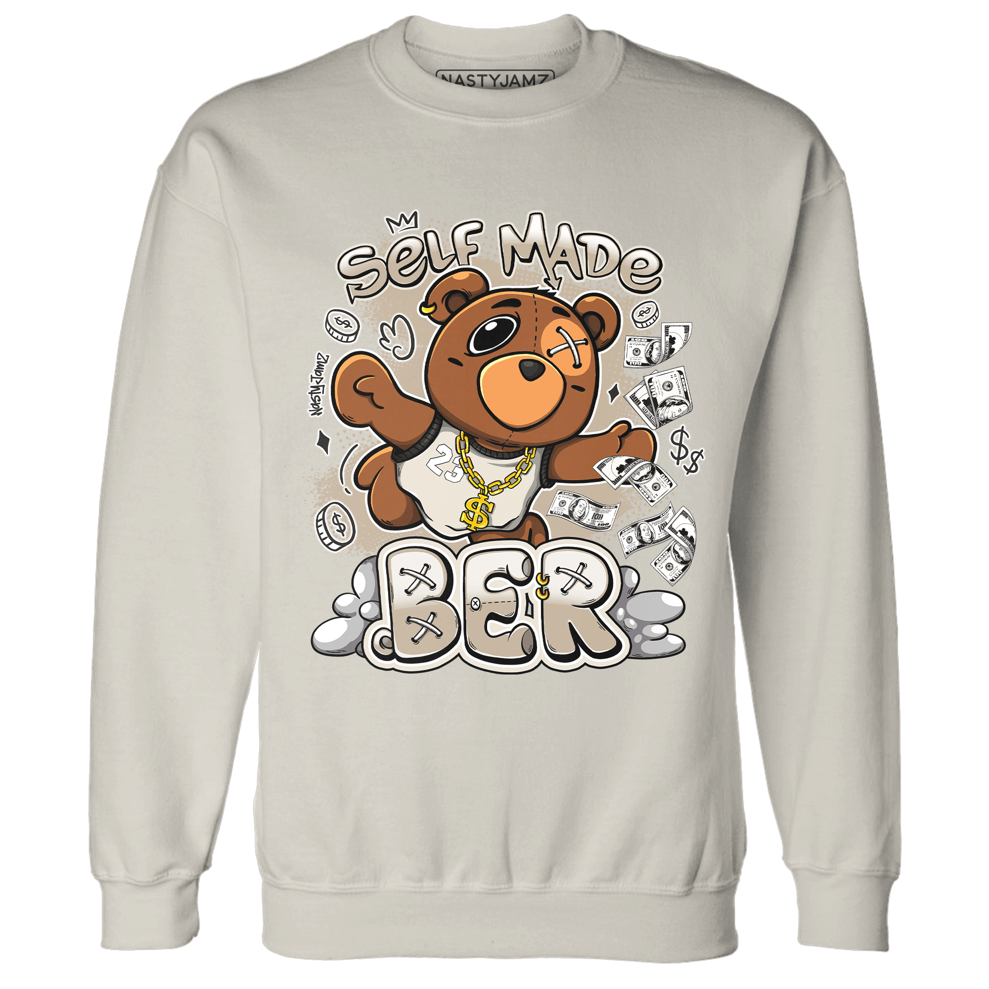 Latte 1s Sweatshirt Match Self Made BER - NastyJamz