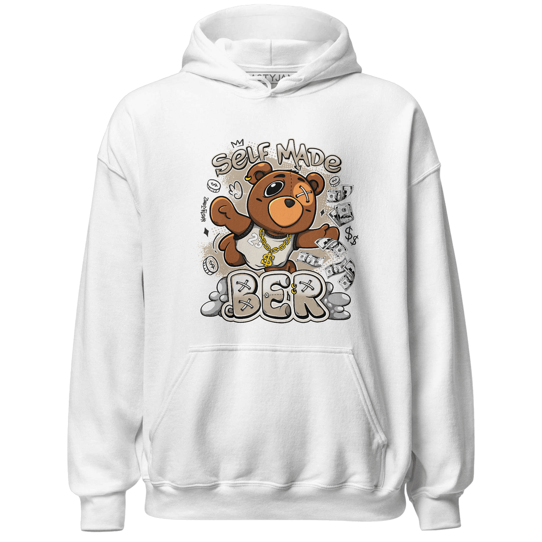 Latte 1s Hoodie Match Self Made BER - NastyJamz