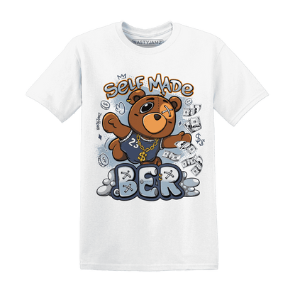 Mid Diffused Blue Grey 1s T Shirt Match Self Made BER - NastyJamz