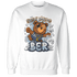 Mid Diffused Blue Grey 1s Sweatshirt Match Self Made BER - NastyJamz