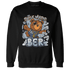 Mid Diffused Blue Grey 1s Sweatshirt Match Self Made BER - NastyJamz