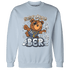 Mid Diffused Blue Grey 1s Sweatshirt Match Self Made BER - NastyJamz