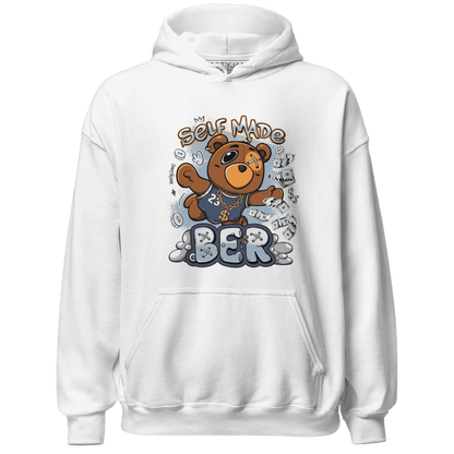 Mid Diffused Blue Grey 1s Hoodie Match Self Made BER - NastyJamz