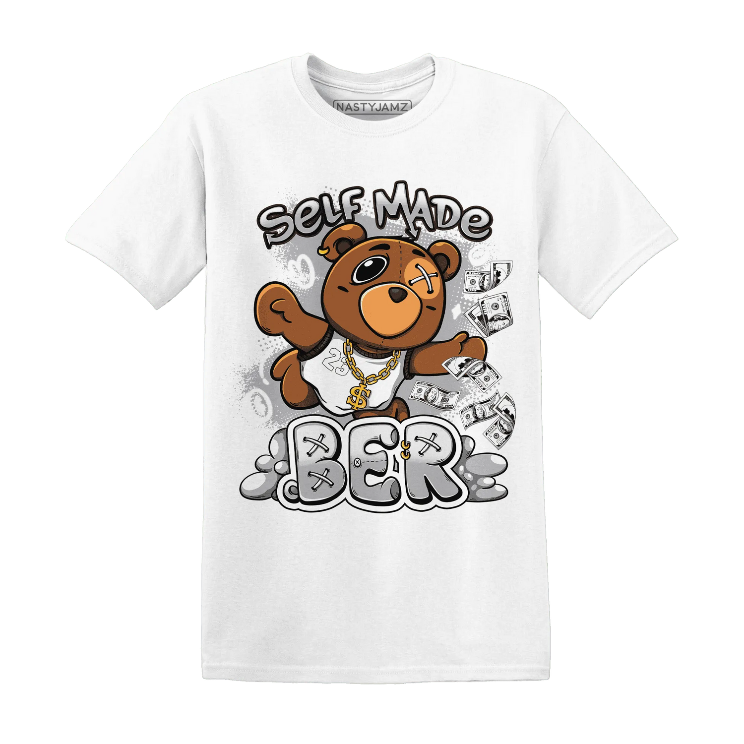 Wolf-Grey-1s-T-Shirt-Match-Self-Made-BER
