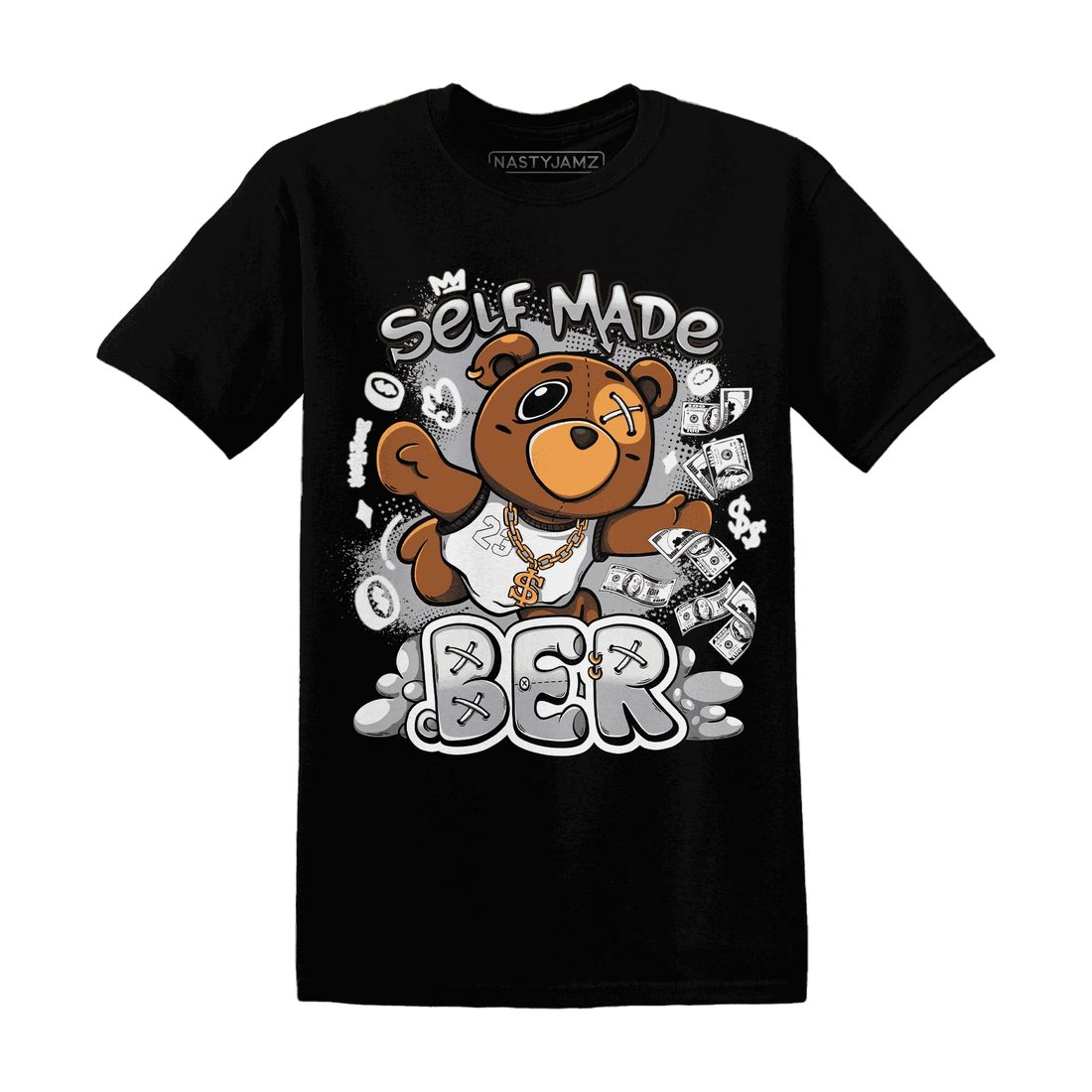 Wolf-Grey-1s-T-Shirt-Match-Self-Made-BER