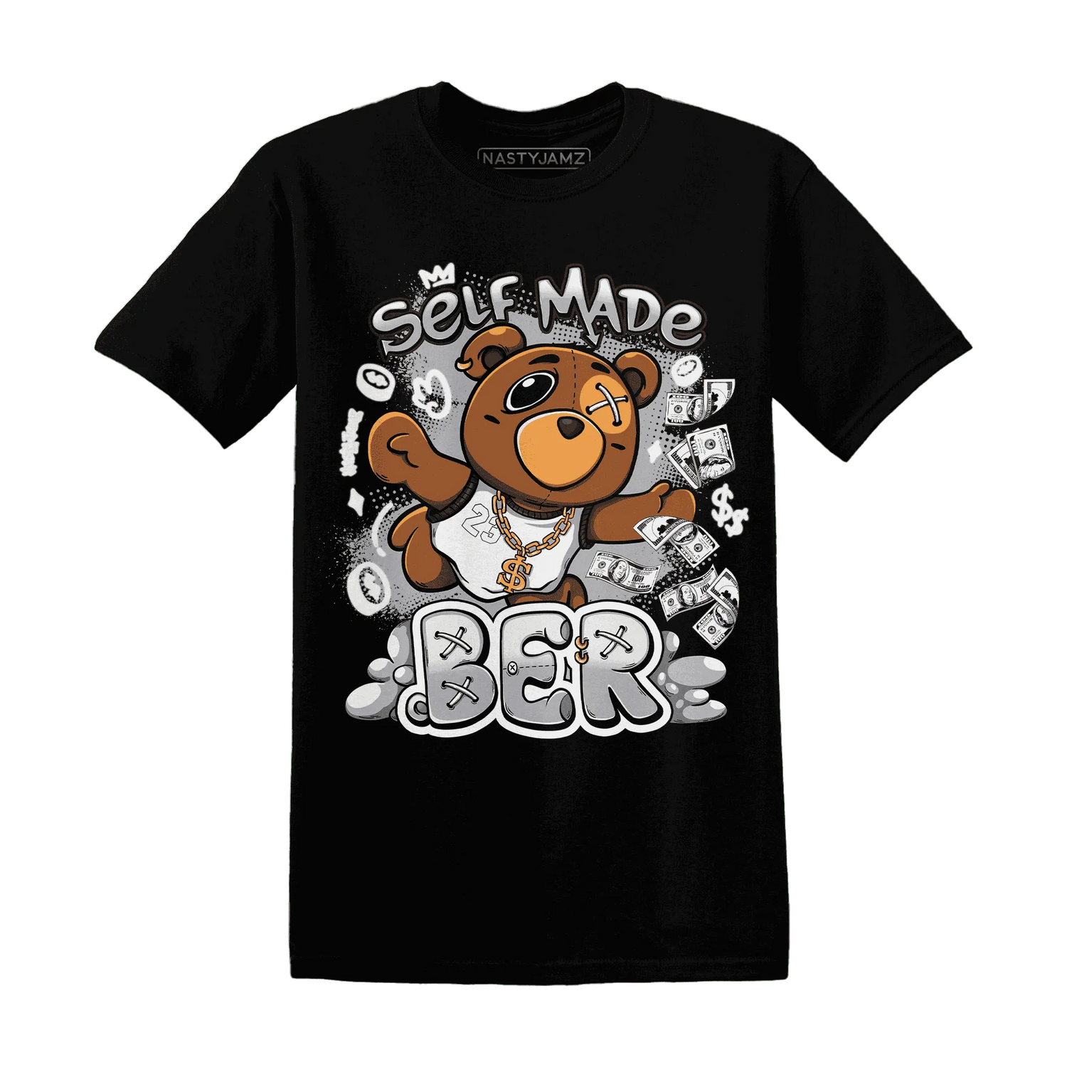 Wolf-Grey-1s-T-Shirt-Match-Self-Made-BER