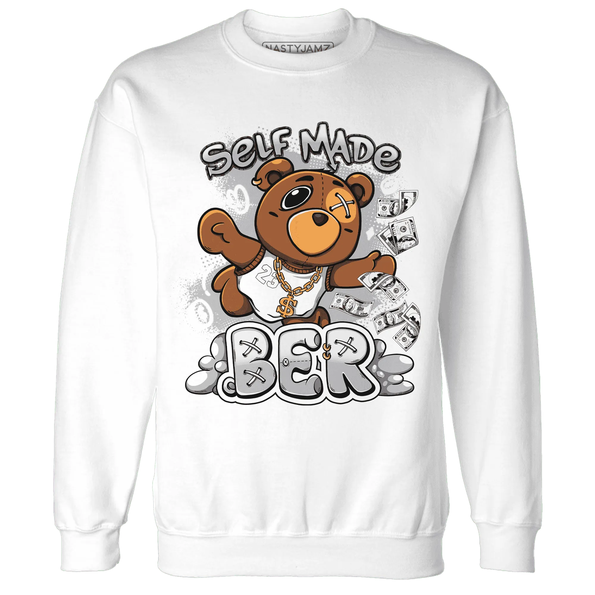 Cement-Grey-3s-Sweatshirt-Match-Self-Made-BER