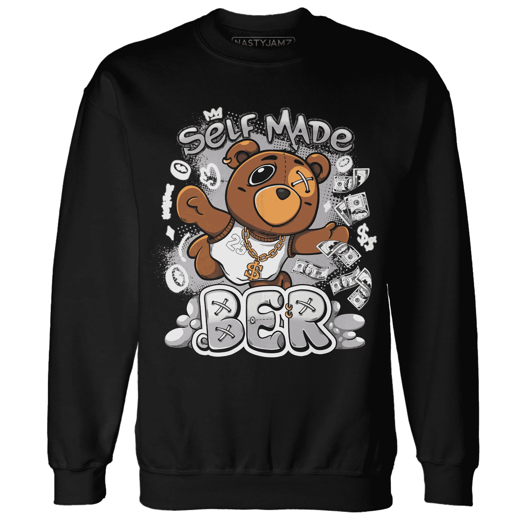 Cement-Grey-3s-Sweatshirt-Match-Self-Made-BER