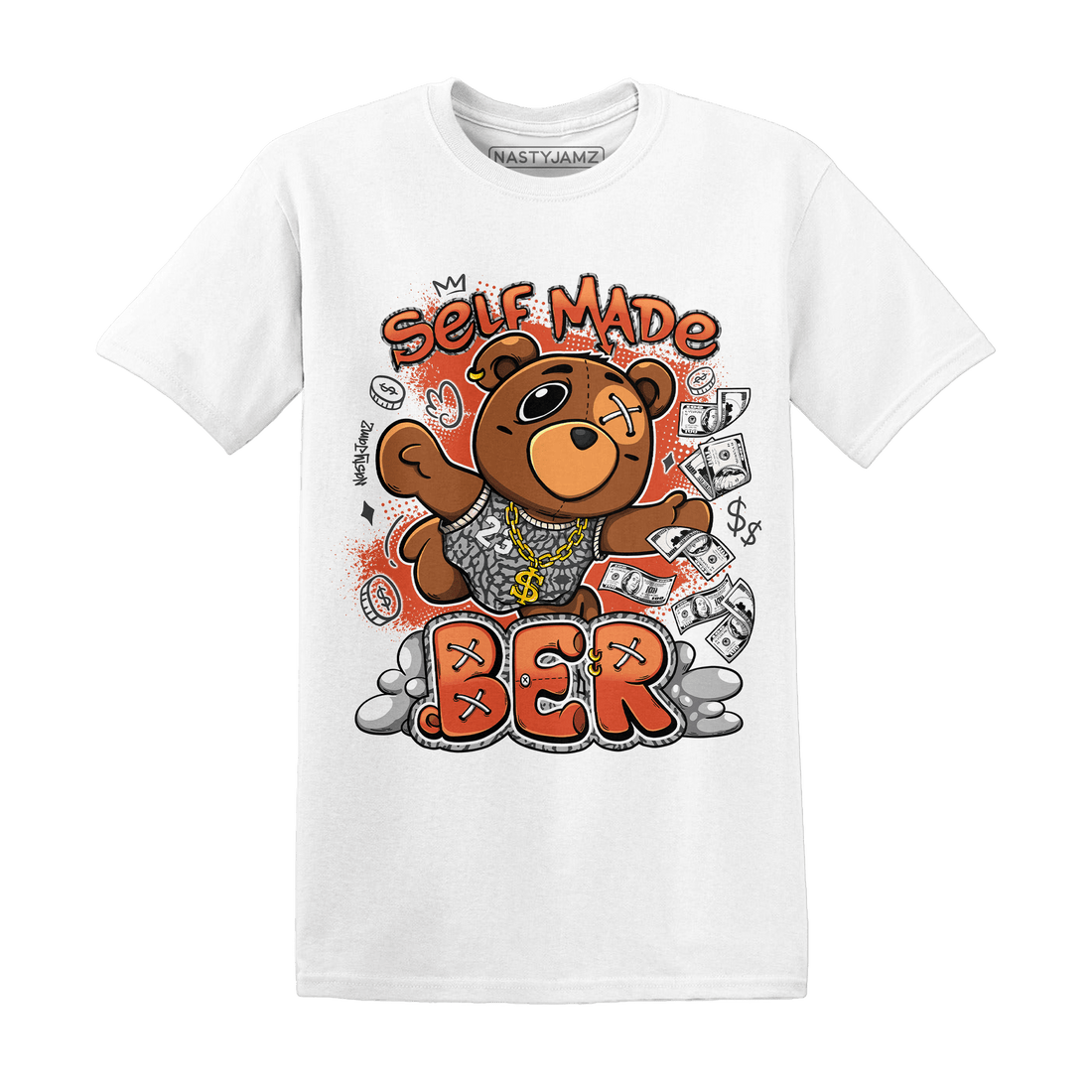 Georgia Peach 3s T Shirt Match Self Made BER - NastyJamz