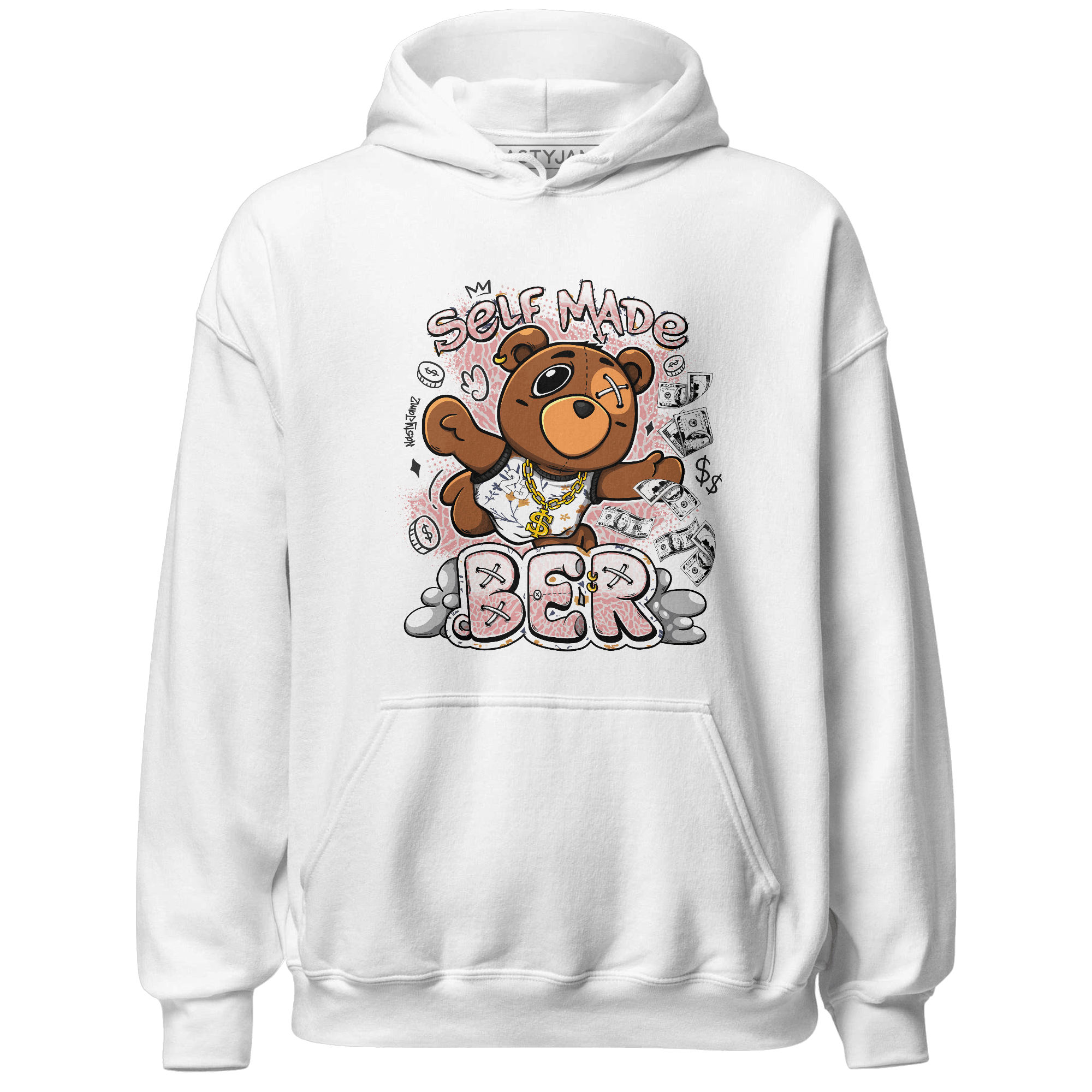 Red Stardust 3s Hoodie Match Self Made BER - NastyJamz