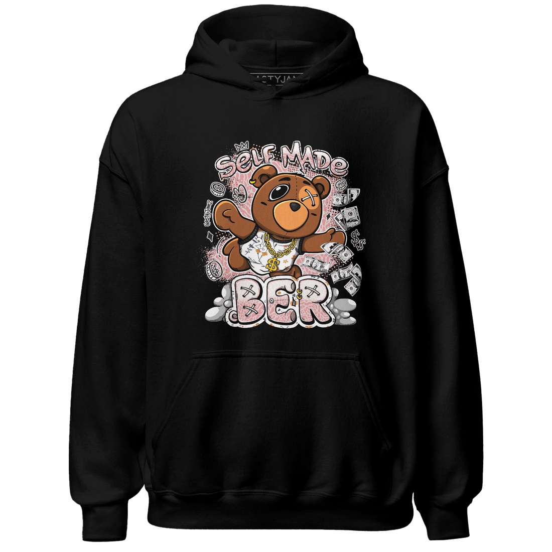 Red Stardust 3s Hoodie Match Self Made BER - NastyJamz