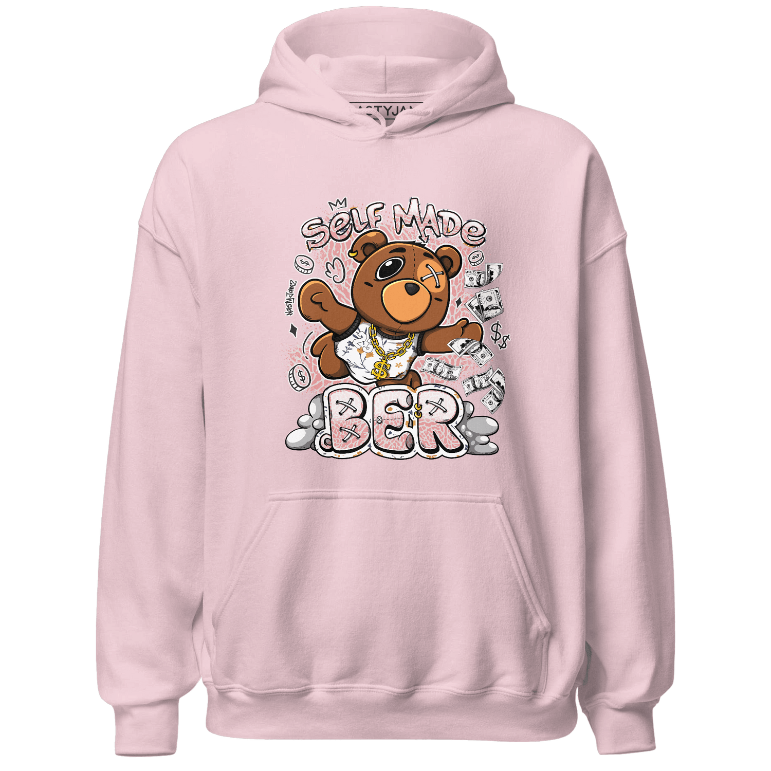 Red Stardust 3s Hoodie Match Self Made BER - NastyJamz