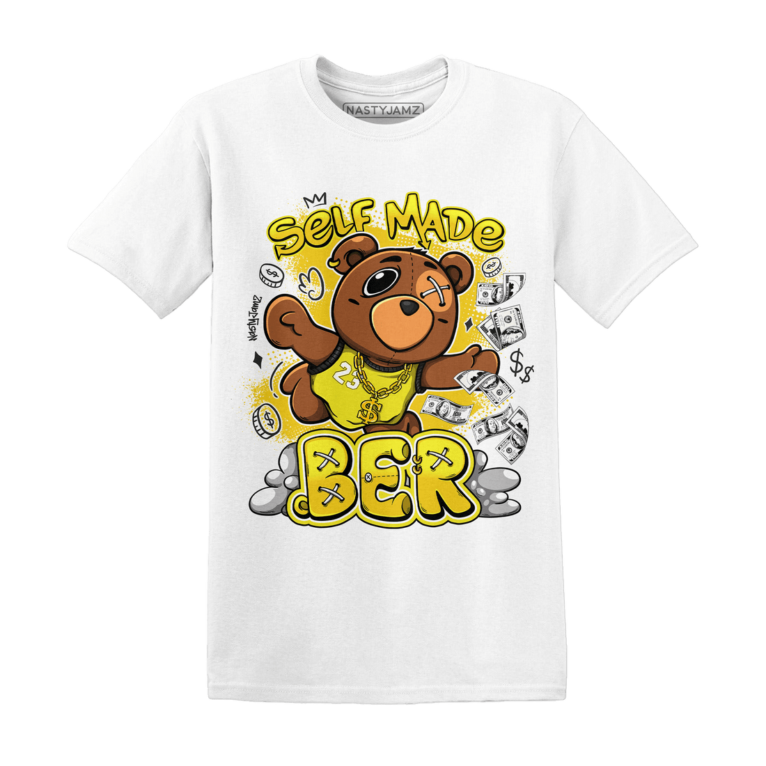 Vivid Sulfur 4s T Shirt Match Self Made BER - NastyJamz