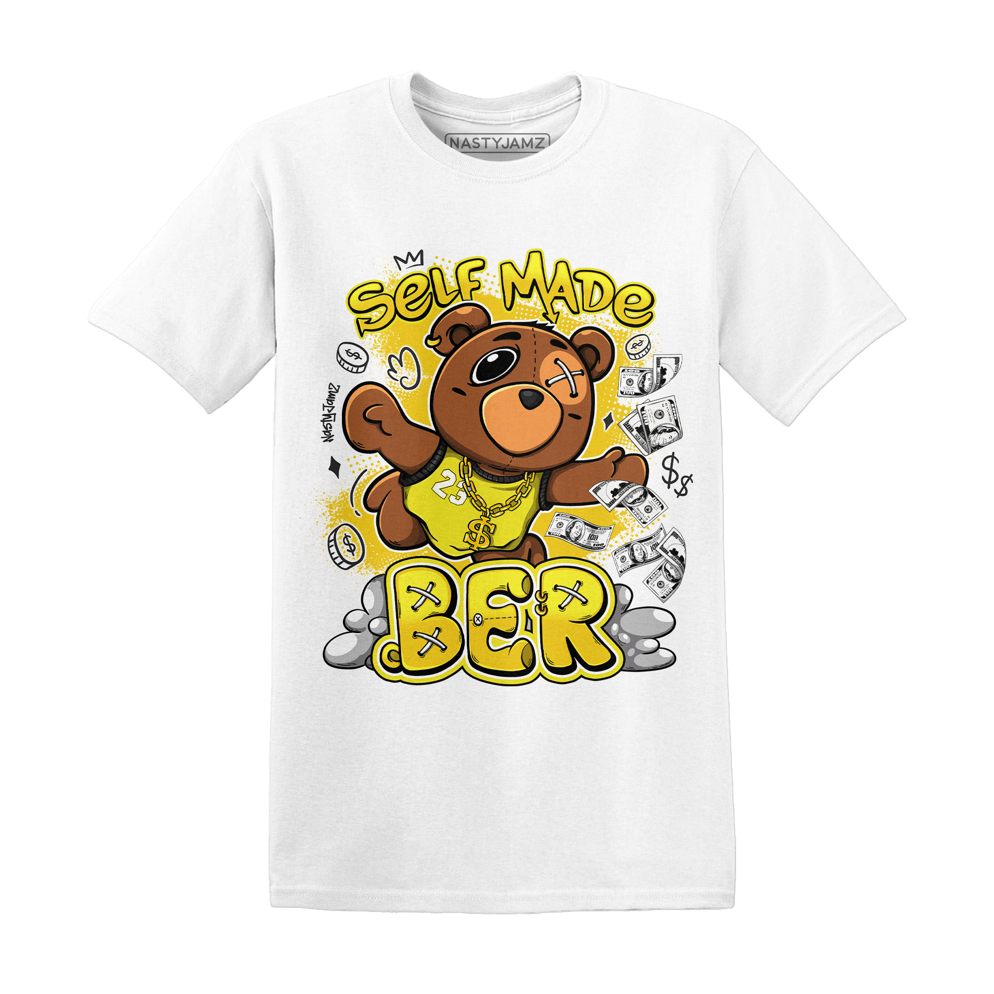 Vivid Sulfur 4s T Shirt Match Self Made BER - NastyJamz
