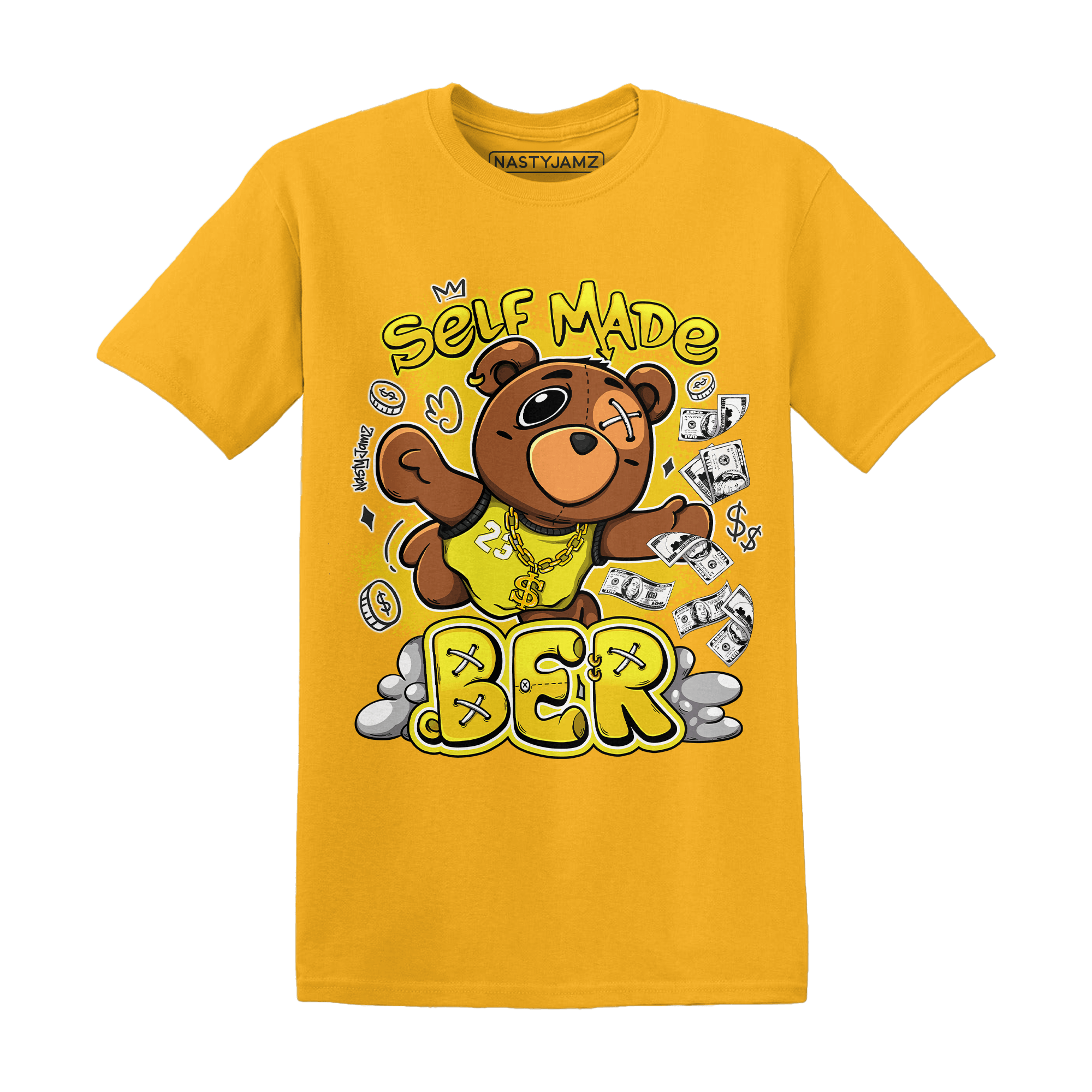 Vivid Sulfur 4s T Shirt Match Self Made BER - NastyJamz