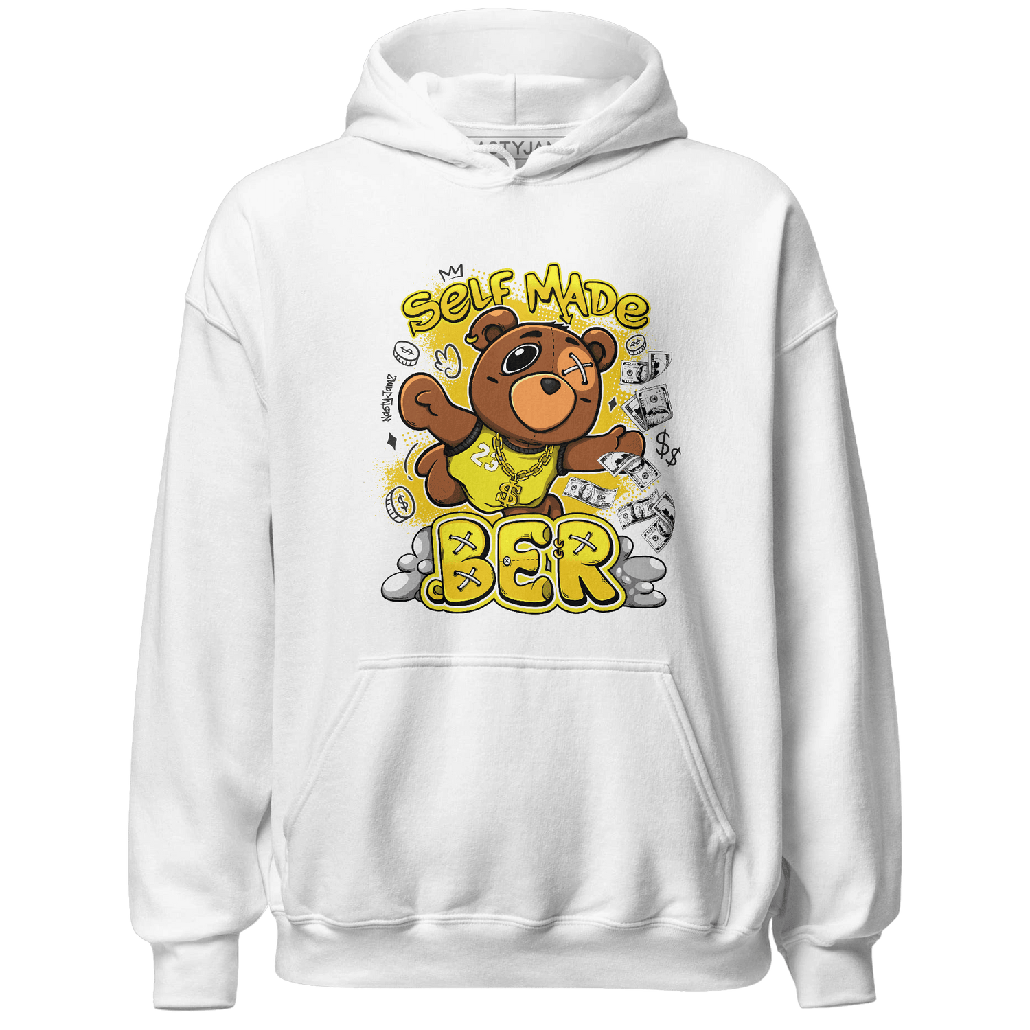 Vivid Sulfur 4s Hoodie Match Self Made BER - NastyJamz