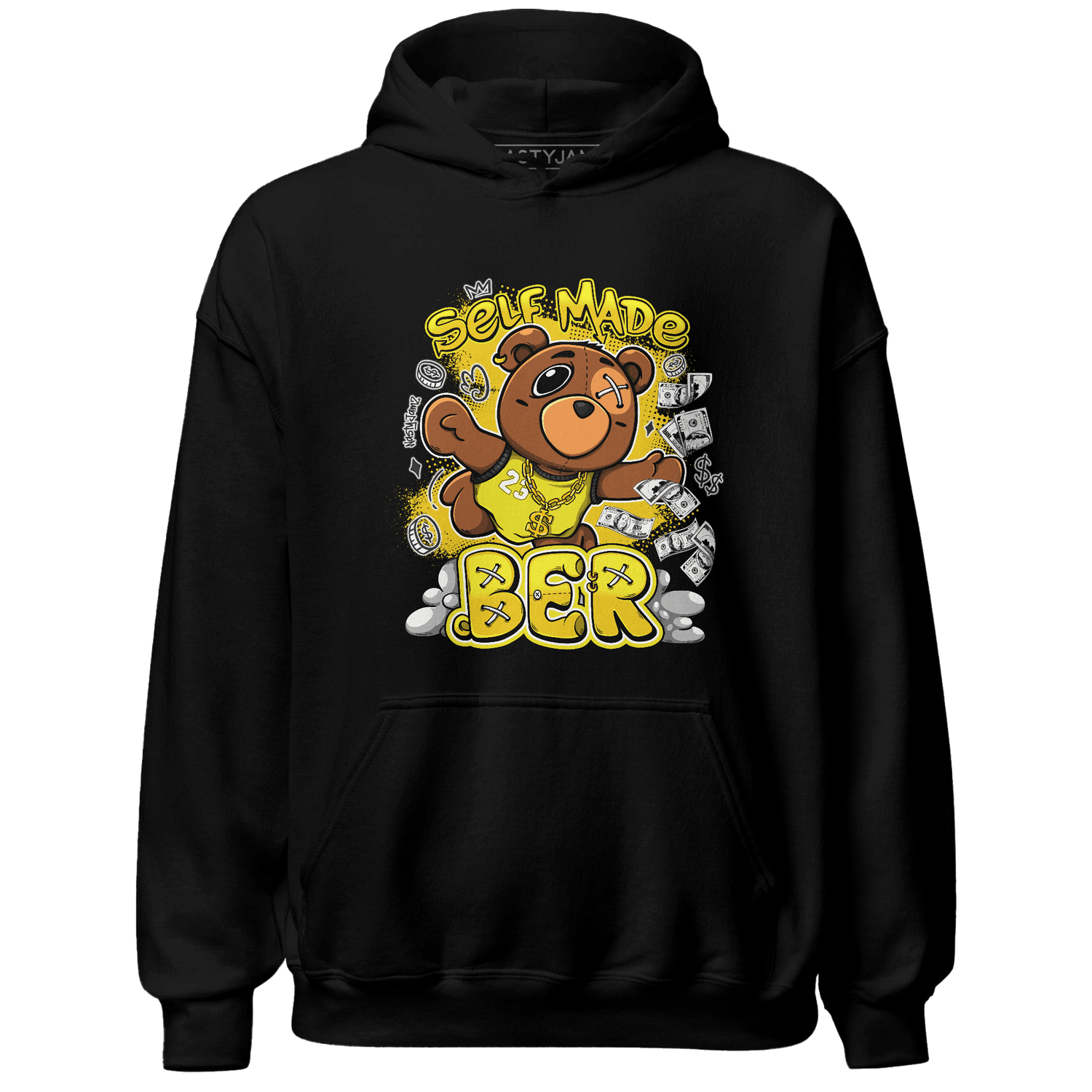 Vivid Sulfur 4s Hoodie Match Self Made BER - NastyJamz