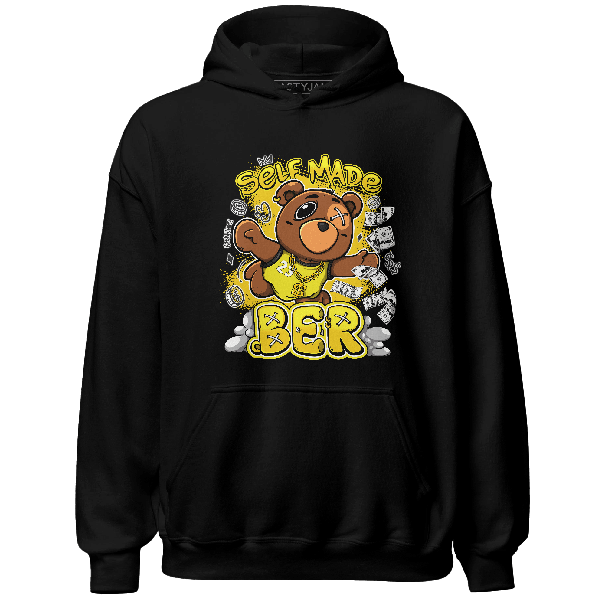 Vivid Sulfur 4s Hoodie Match Self Made BER - NastyJamz