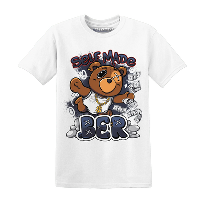 White-Navy-6s-T-Shirt-Match-Self-Made-BER