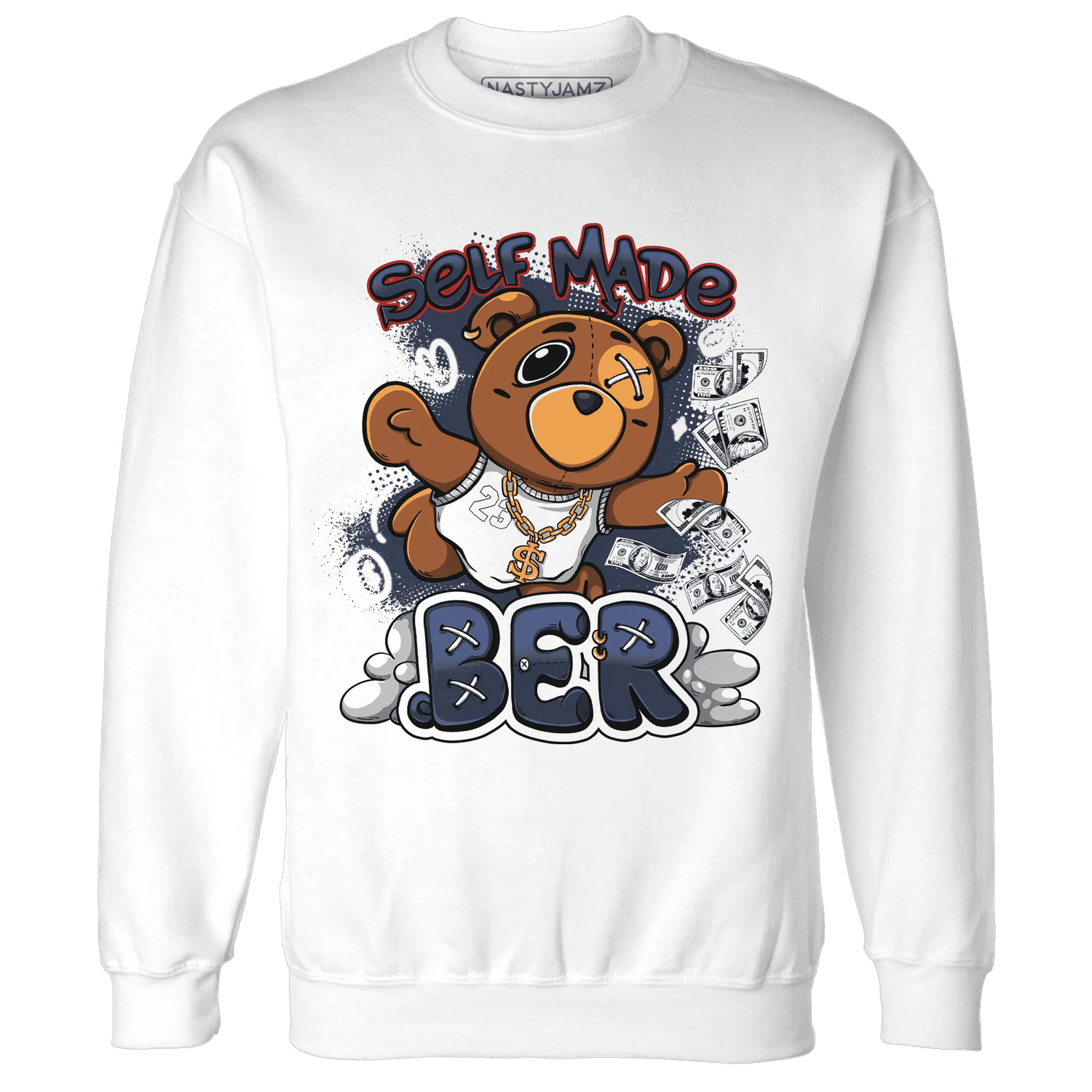 White-Navy-6s-Sweatshirt-Match-Self-Made-BER
