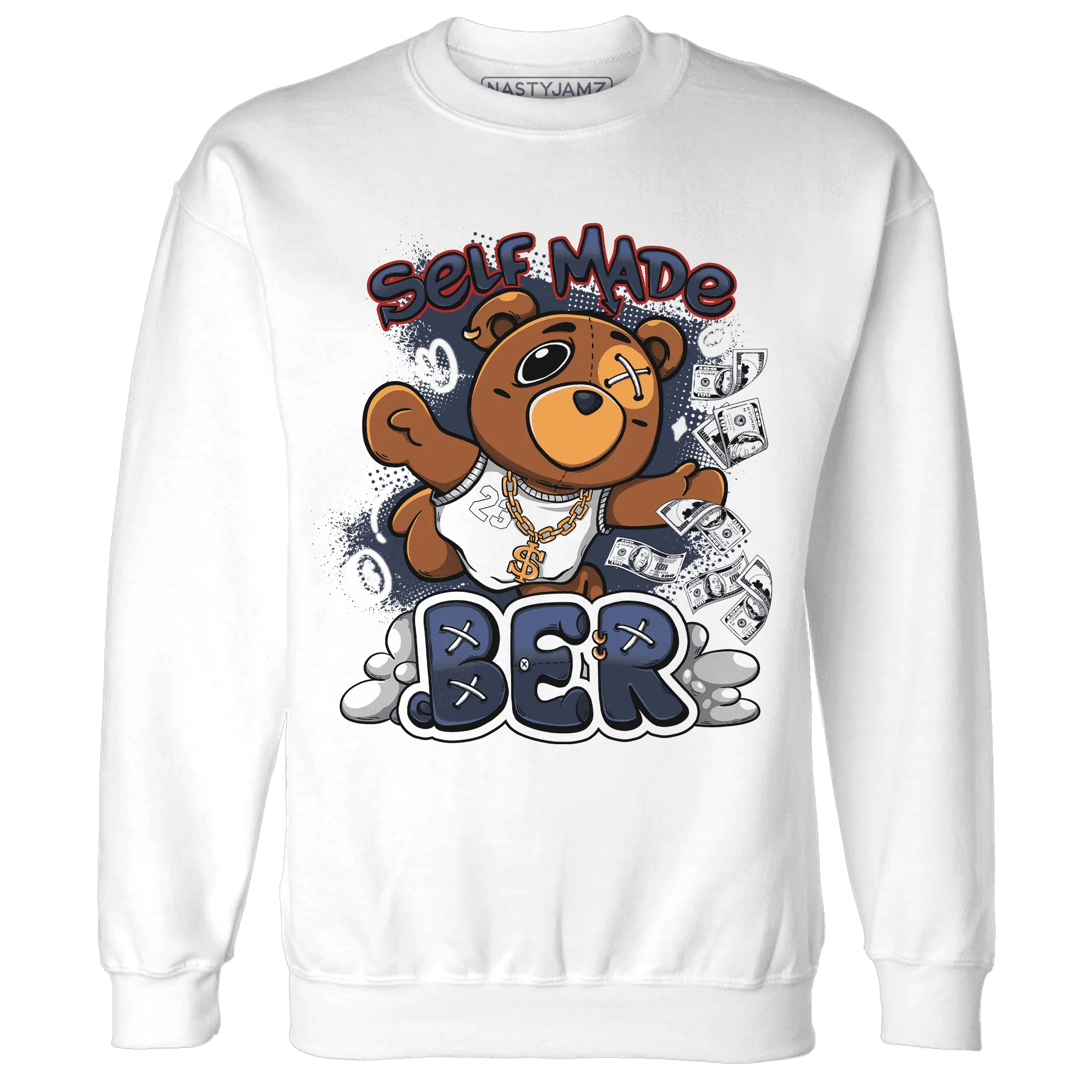 White-Navy-6s-Sweatshirt-Match-Self-Made-BER