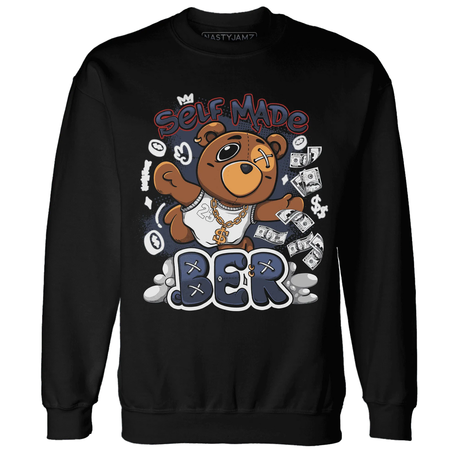 White-Navy-6s-Sweatshirt-Match-Self-Made-BER