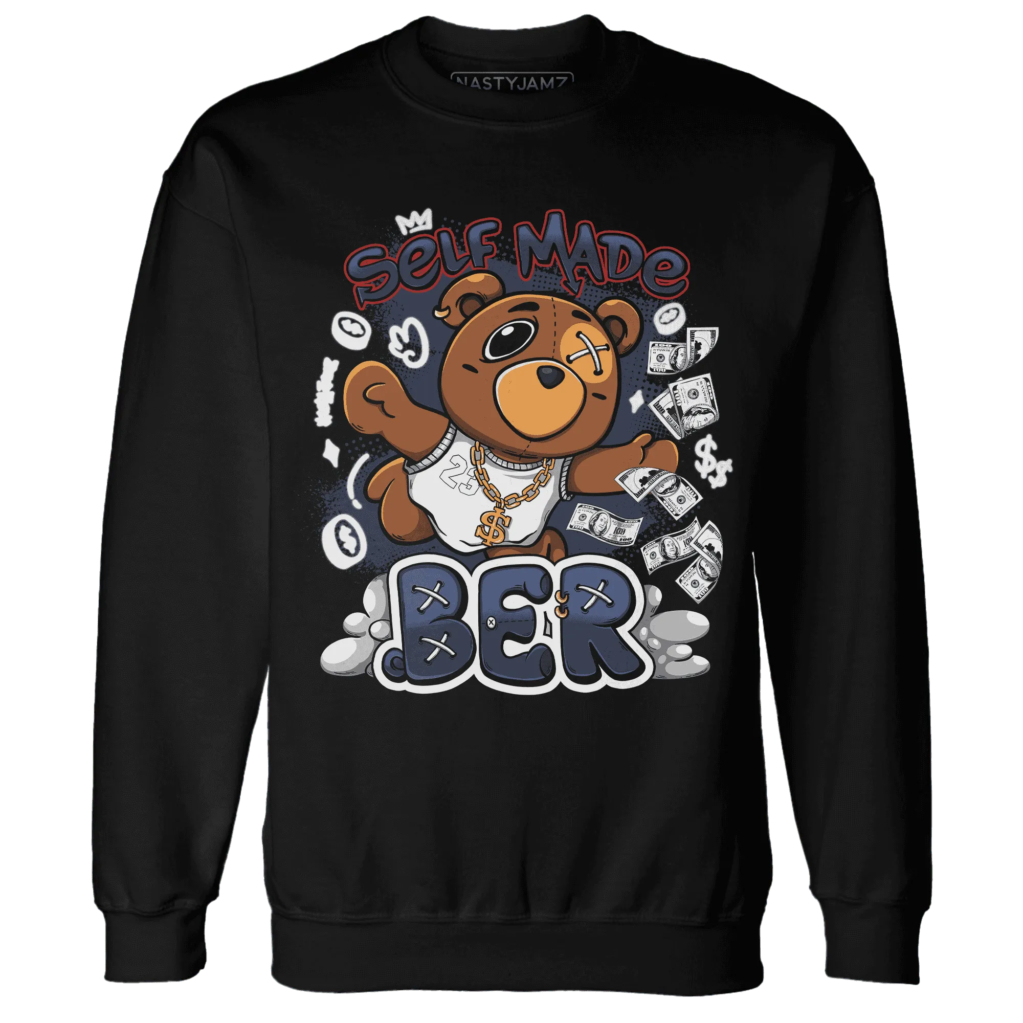 White-Navy-6s-Sweatshirt-Match-Self-Made-BER
