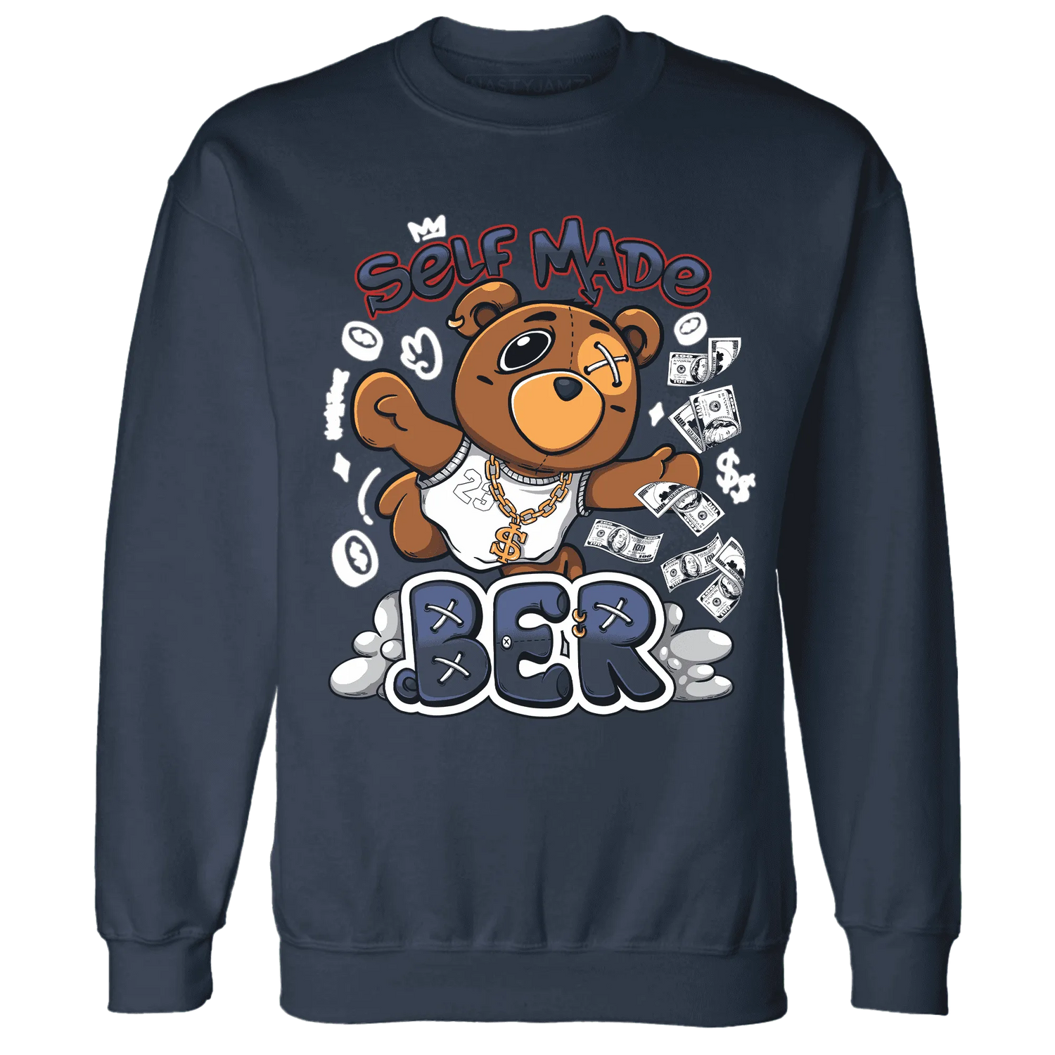 White-Navy-6s-Sweatshirt-Match-Self-Made-BER