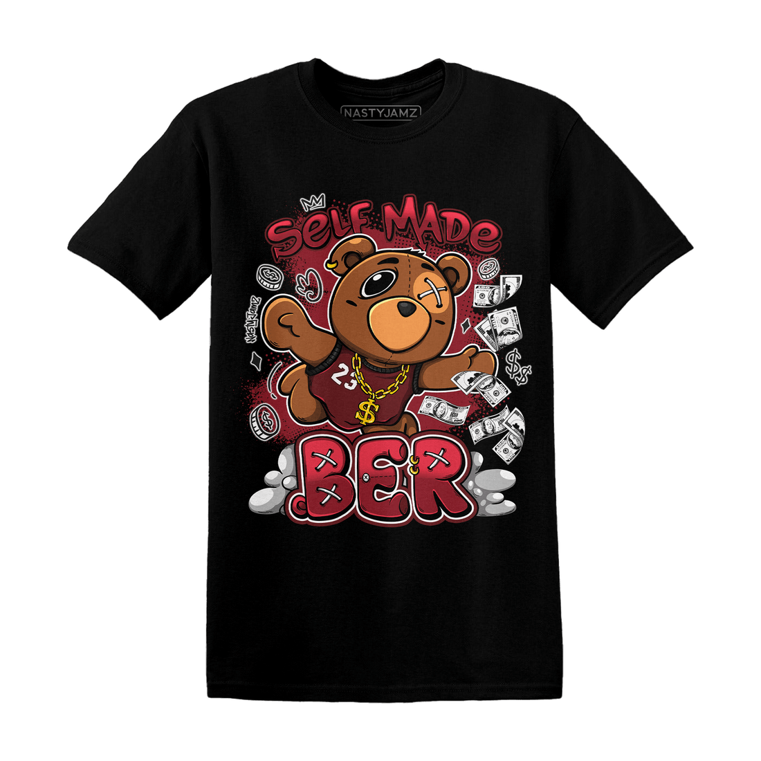 Cherry 12s T Shirt Match Self Made BER - NastyJamz