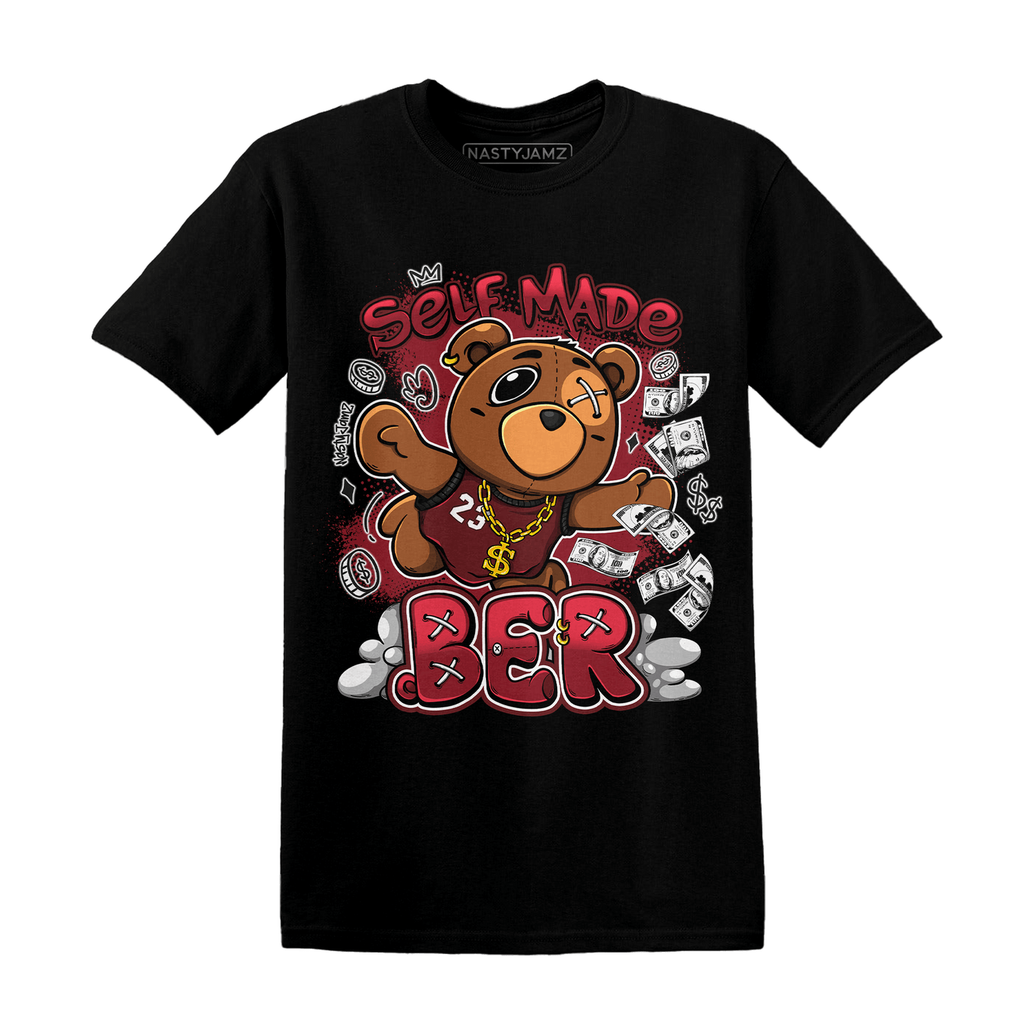 Cherry 12s T Shirt Match Self Made BER - NastyJamz