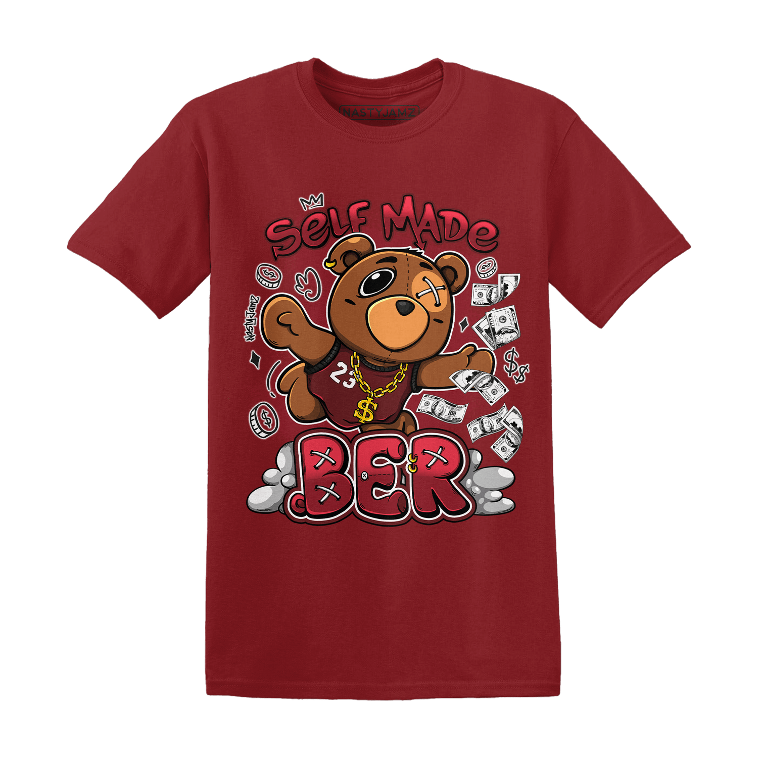 Cherry 12s T Shirt Match Self Made BER - NastyJamz