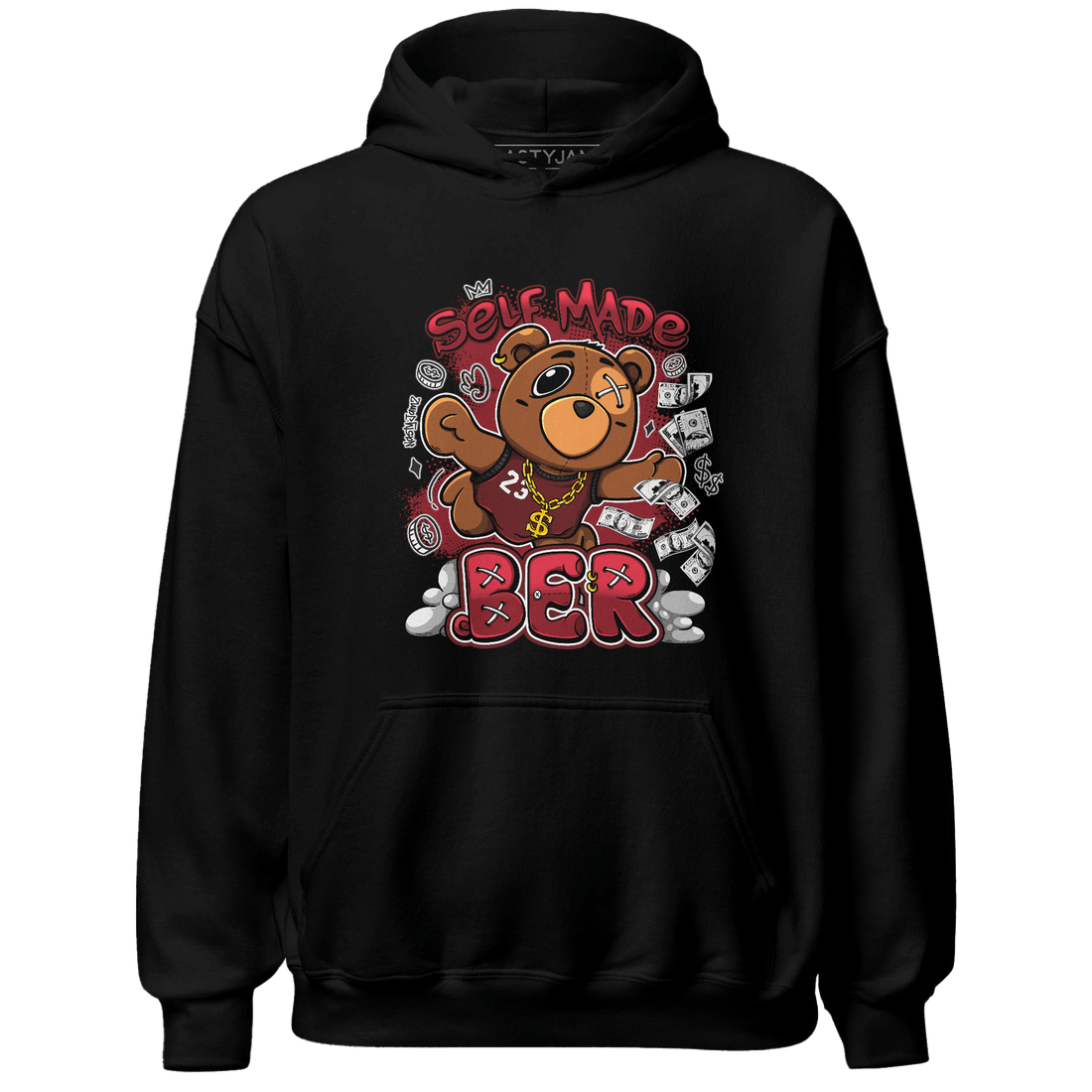 Cherry 12s Hoodie Match Self Made BER - NastyJamz