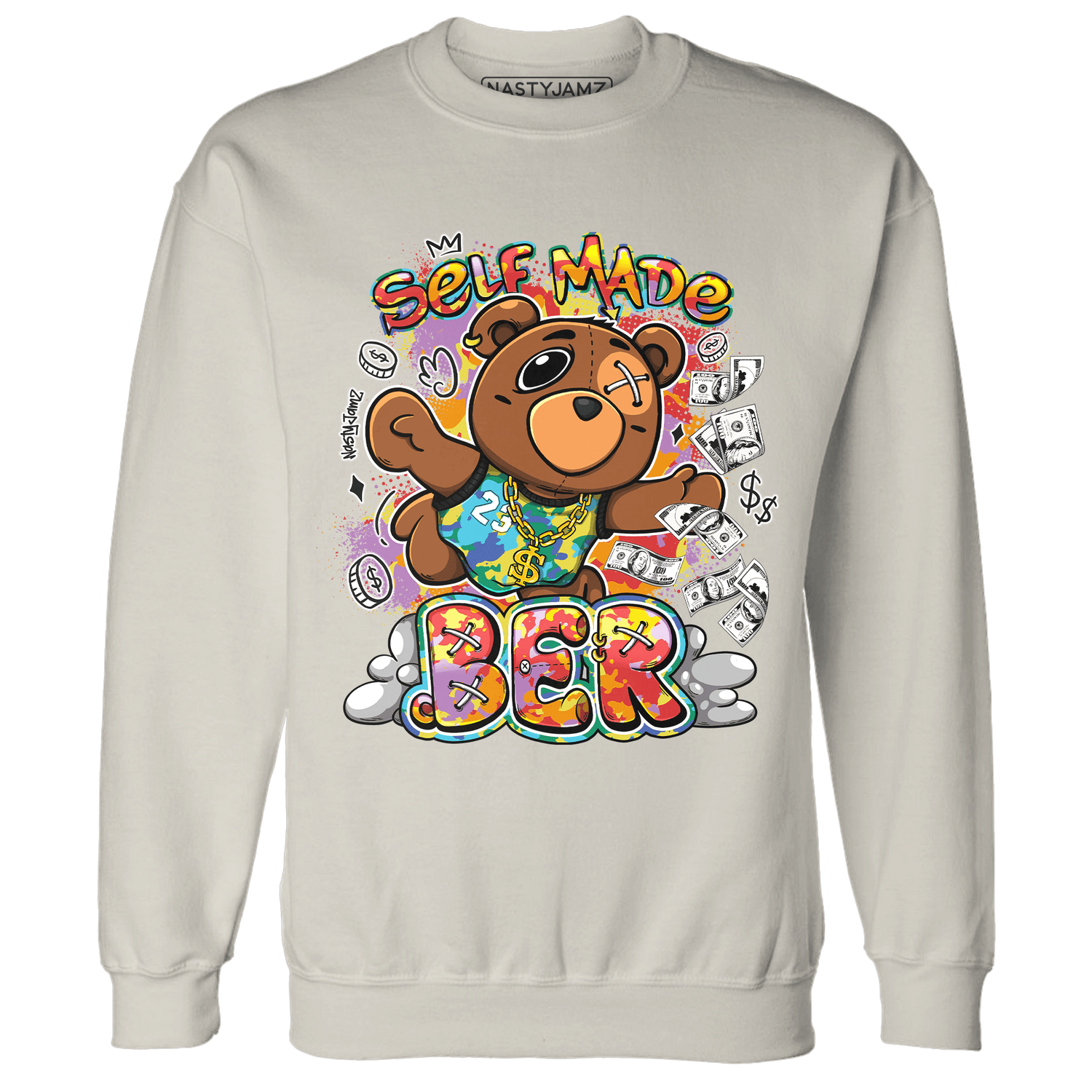 Mid GS Six Championships 1s Sweatshirt Match Self Made BER - NastyJamz