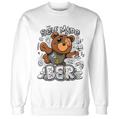 Retro High OG Black White 1s Sweatshirt Match Self Made BER - NastyJamz