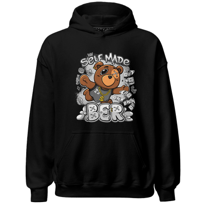 Retro High OG Black White 1s Hoodie Match Self Made BER - NastyJamz