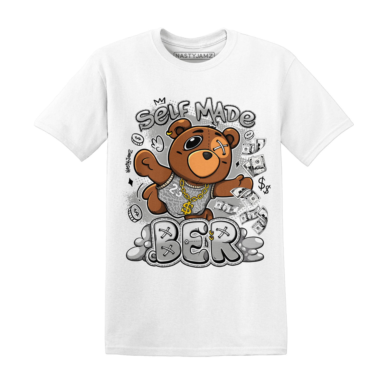 Craft Ivory 3s T Shirt Match Self Made BER - NastyJamz