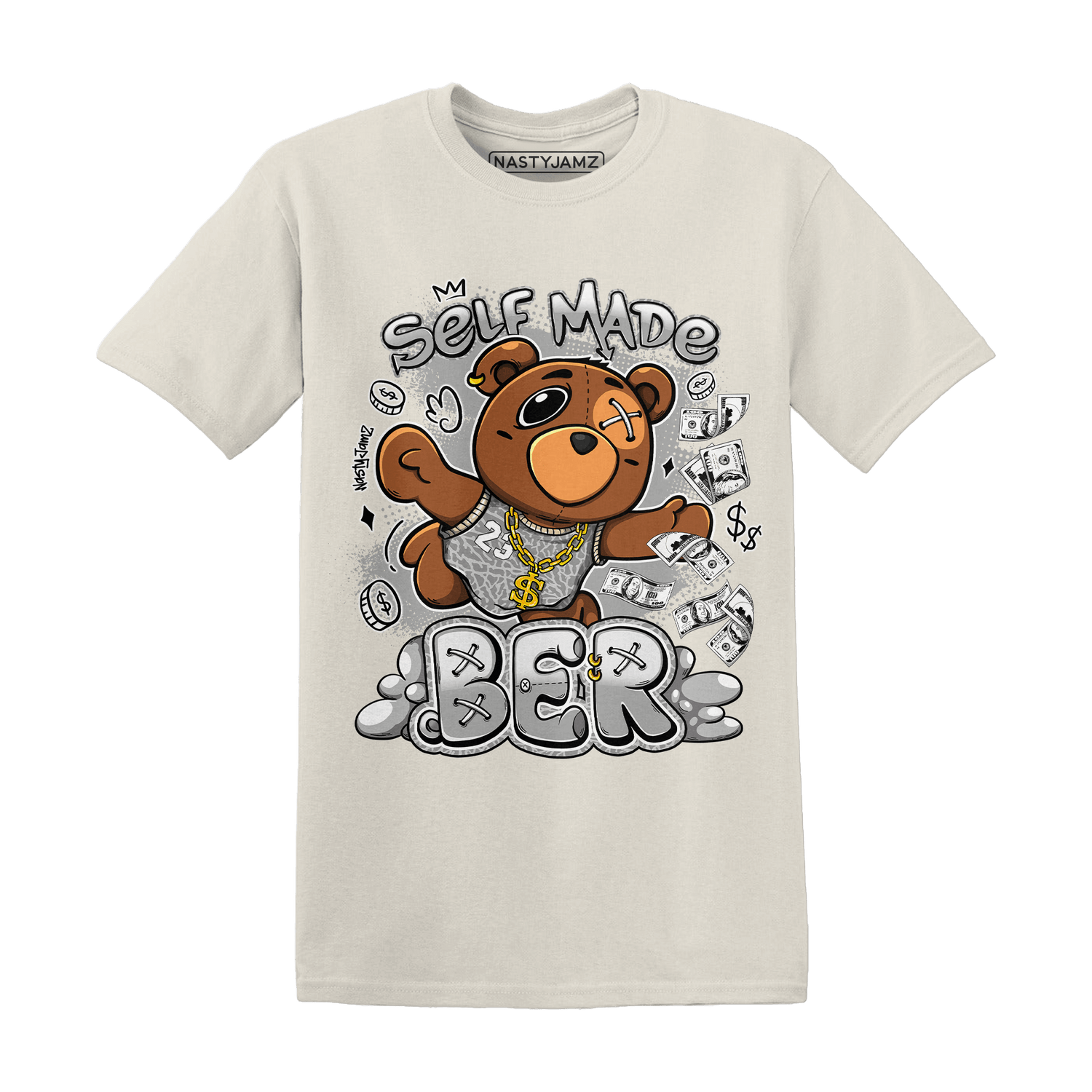 Craft Ivory 3s T Shirt Match Self Made BER - NastyJamz