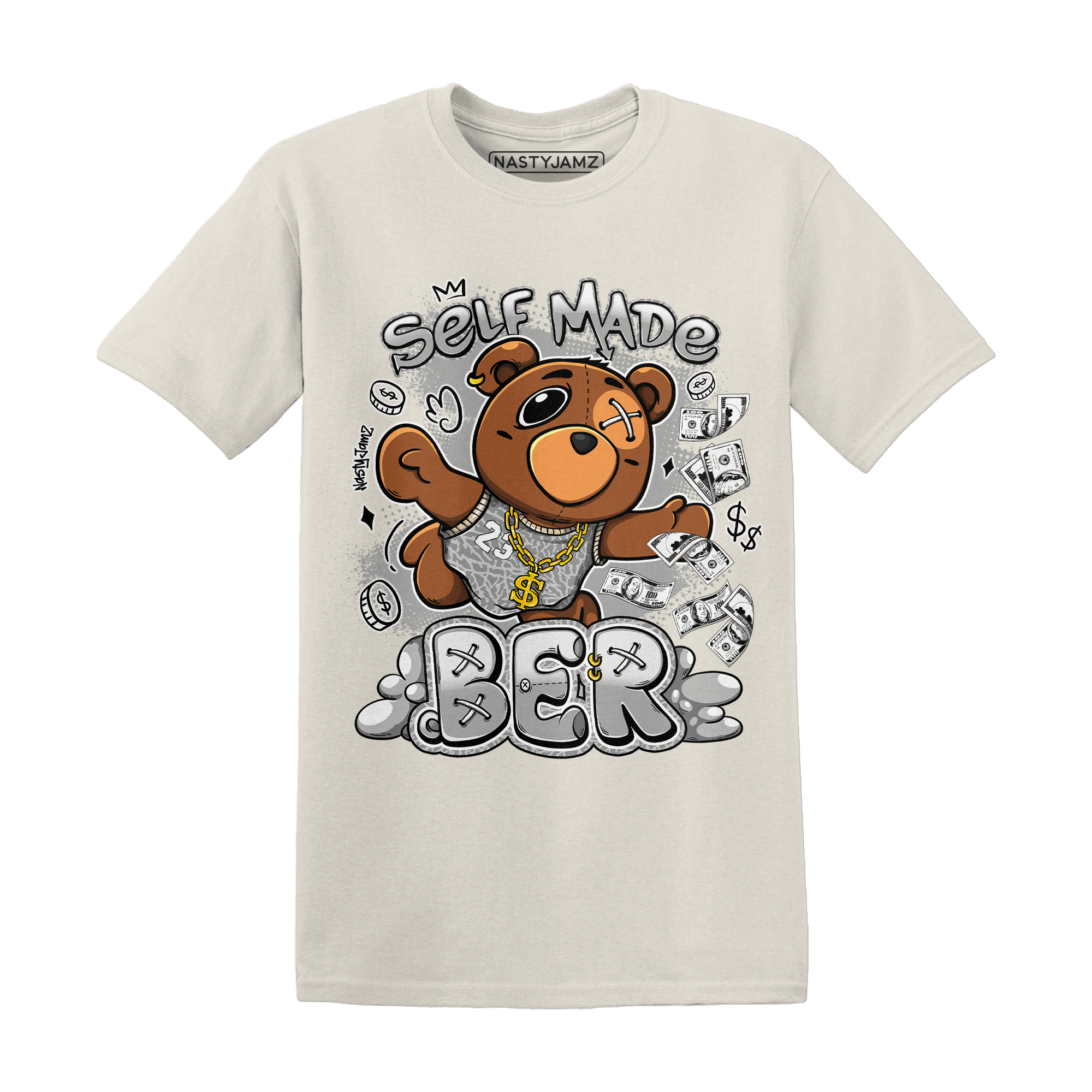 Craft Ivory 3s T Shirt Match Self Made BER - NastyJamz
