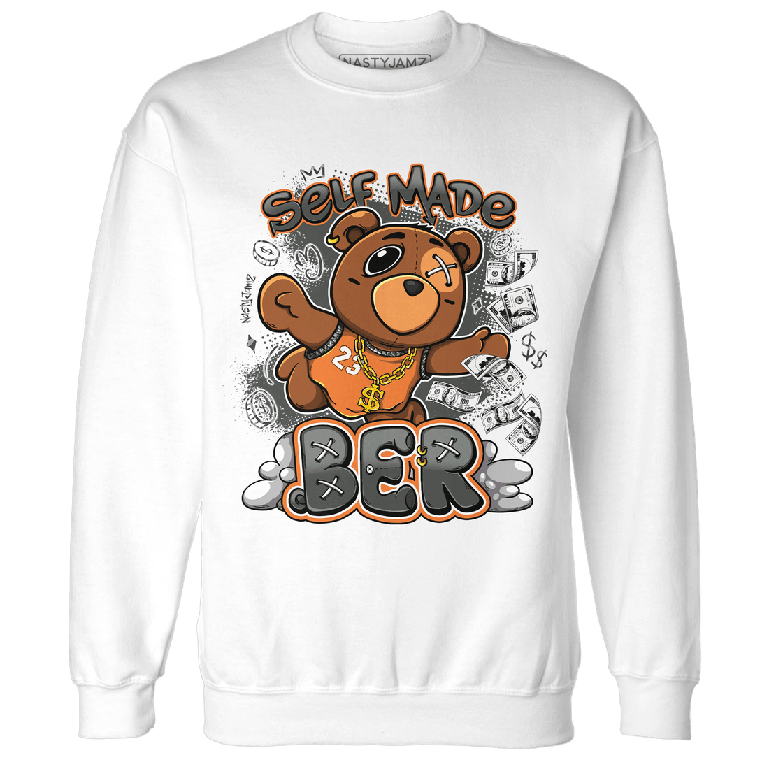 Fear Pack 3s Sweatshirt Match Self Made BER - NastyJamz