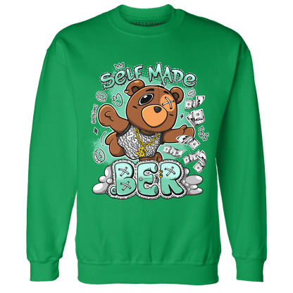 Green Glow 3s Sweatshirt Match Self Made BER - NastyJamz