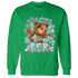 Green Glow 3s Sweatshirt Match Self Made BER - NastyJamz