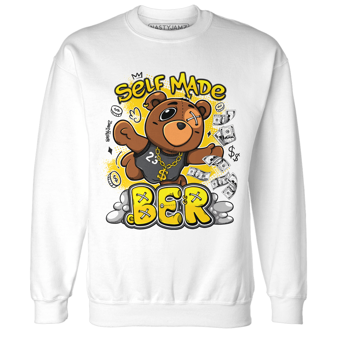 Thunder 4s Sweatshirt Match Self Made BER - NastyJamz