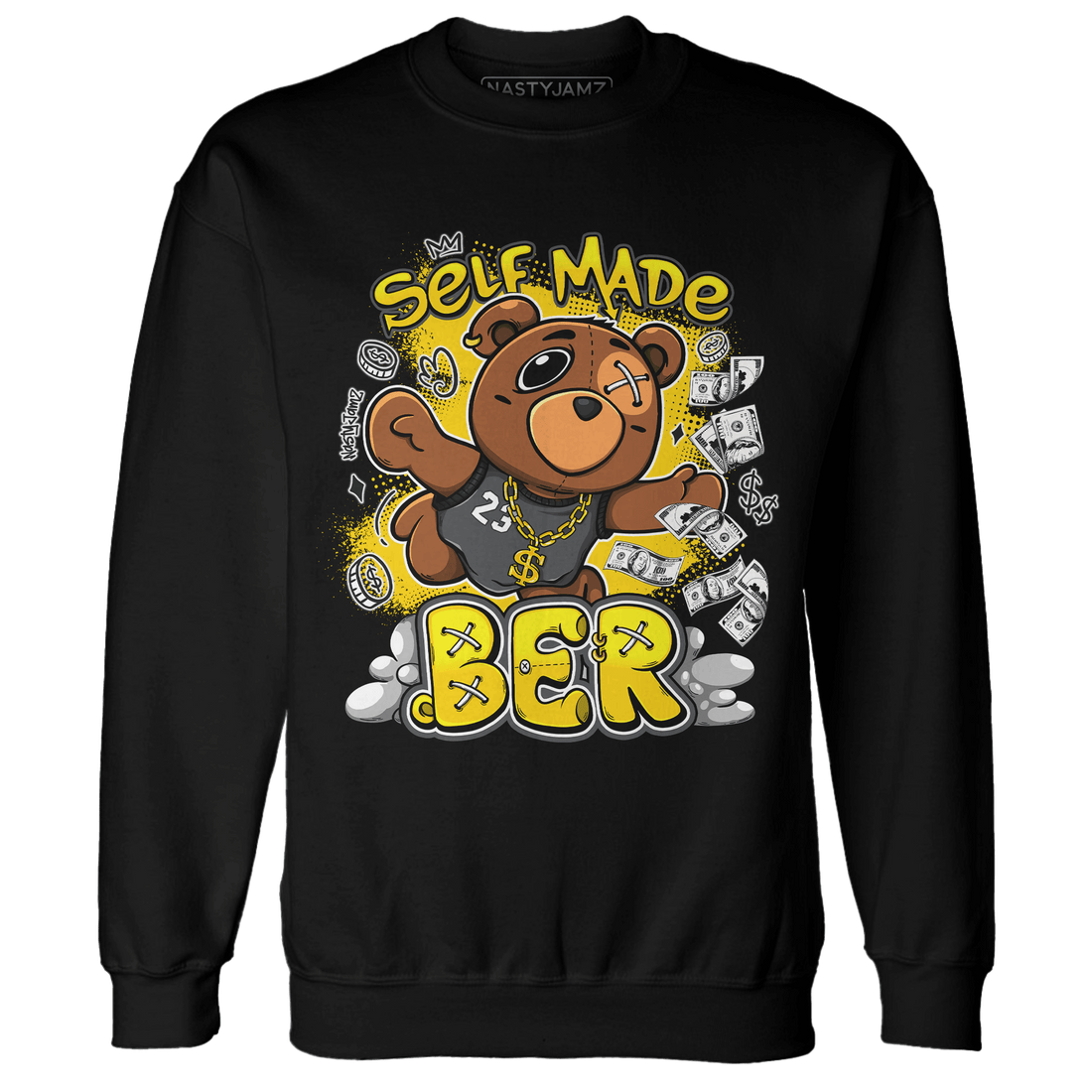Thunder 4s Sweatshirt Match Self Made BER - NastyJamz