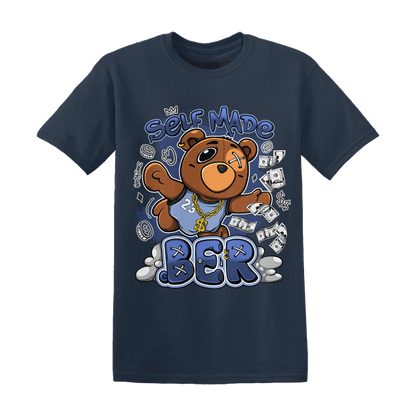 Midnight Navy 5s T Shirt Match Self Made BER - NastyJamz