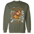 Olive 5s Sweatshirt Match Self Made BER - NastyJamz