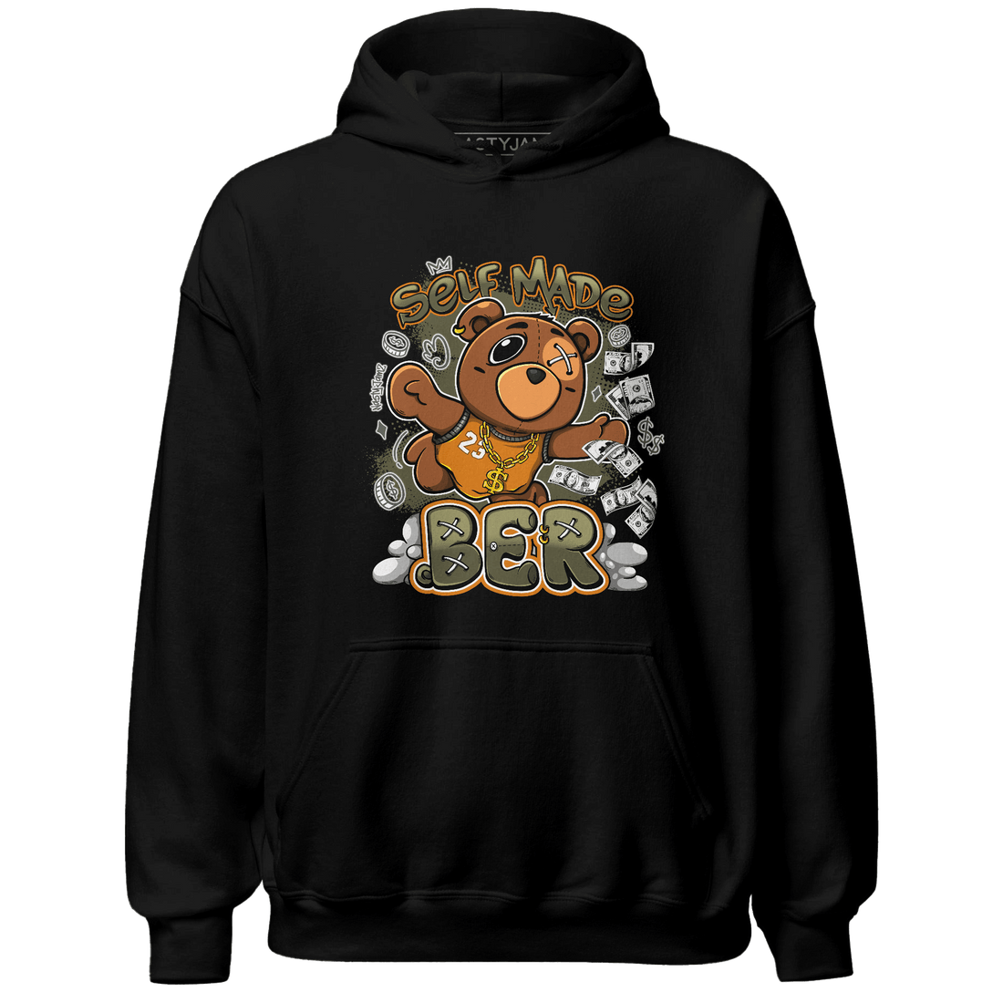 Olive 5s Hoodie Match Self Made BER - NastyJamz